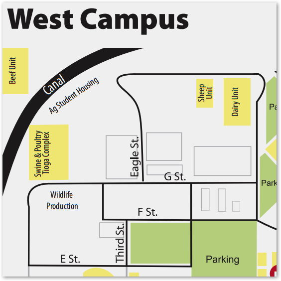 Map of MJC West Campus