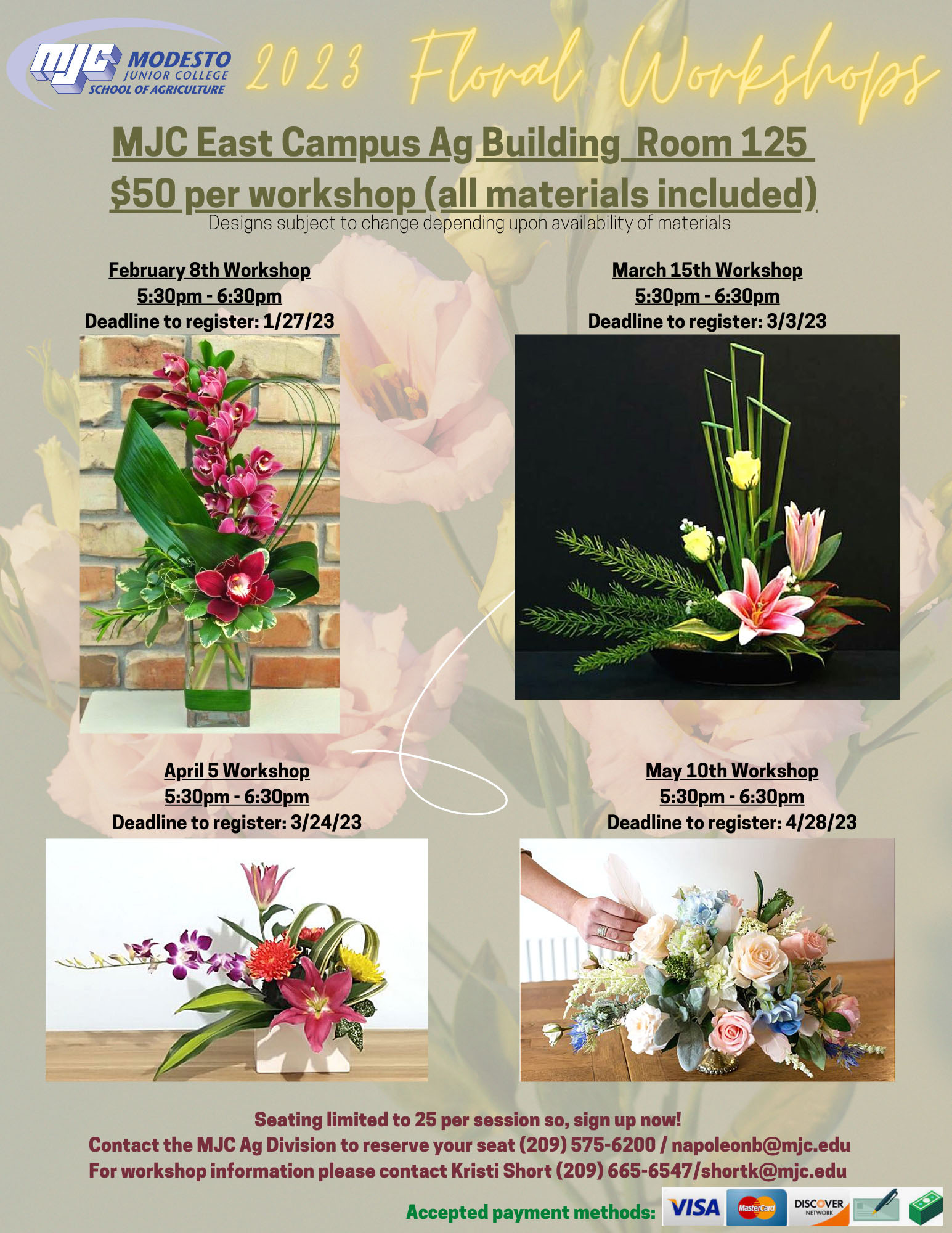 2023 Floral Workshops