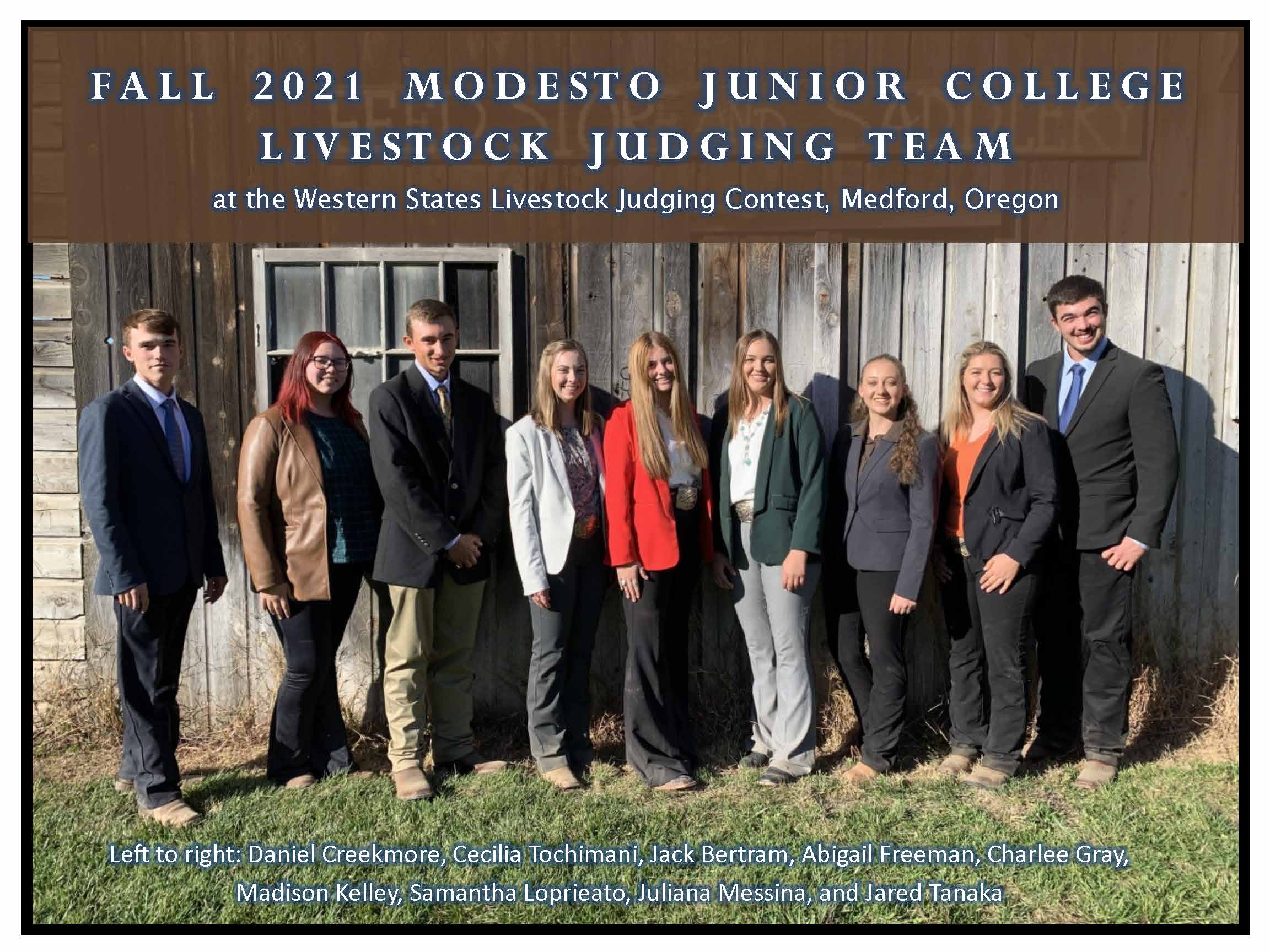 2021 Medford Oregon Livestock Judging