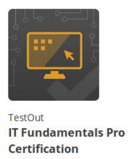 TestOut ITF Pro Certification