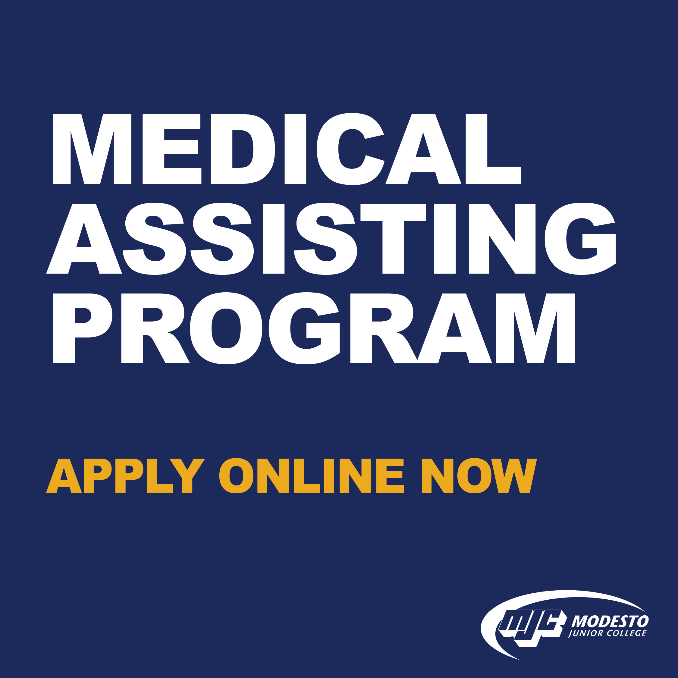 Accepting Applications: MJC Medical Assisting Program