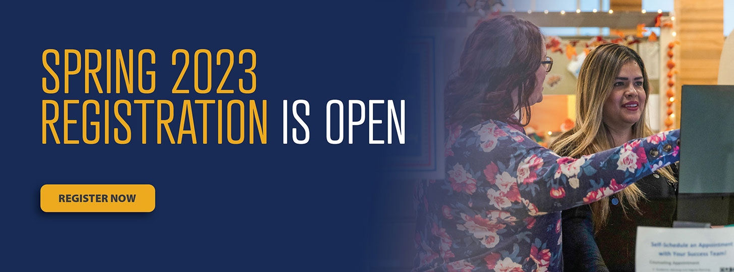 Spring 2023 Open Registration is open.
