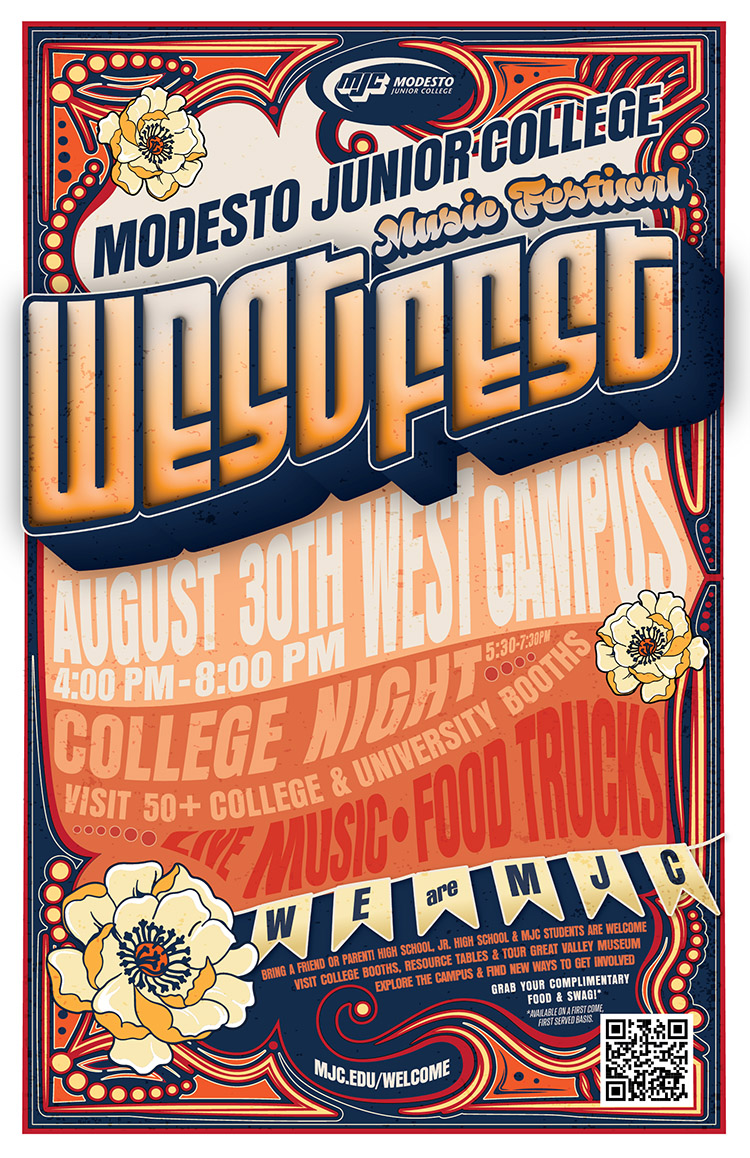 MJC WestFest, Music Festival and College Night August 30th