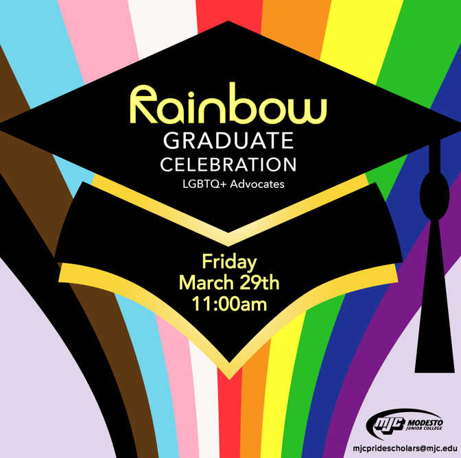 Rainbow Graduation Flier