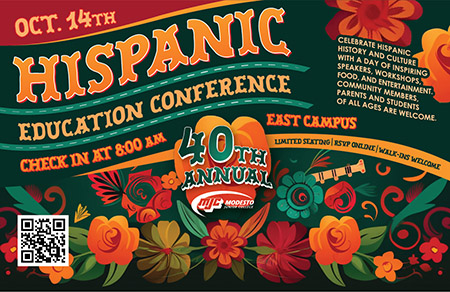 2023 Hispanic Education Conference Flyer Thumbnail. Click to open image.